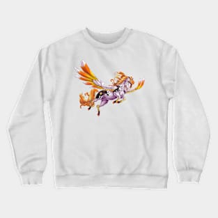 Candy Corn Pegasus Crewneck Sweatshirt